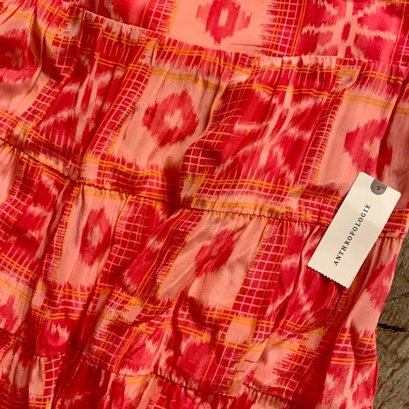 Anthropologie Tiered Mini Skirt. - Picture 6 of 8